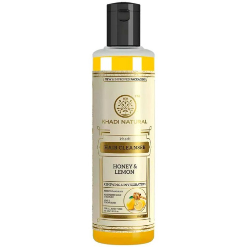 Шампунь для волос Мед и Лимон ( Honey & Lemon Hair cleanser),  210 мл  Khadi Natural